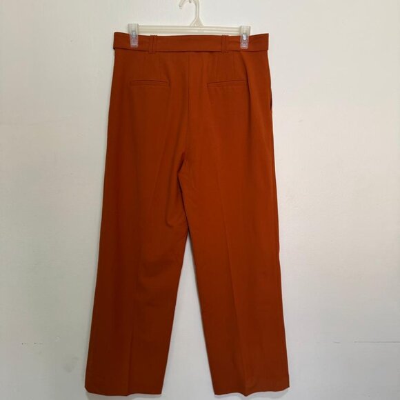Zara The Straight Tapered Trousers in Geranium Color Size XL Style  2659/460/616 - Picture 6 of 13